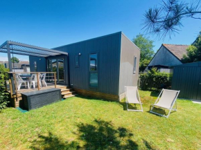 Mobil-home cosy 6 pers, 3 chambres, terrasse, piscine chauffée à 200m de la plage - FR-1-361A-4